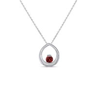 Collana Gaurosa Donna Goccia in Argento Zircone 10511329 - 10511329